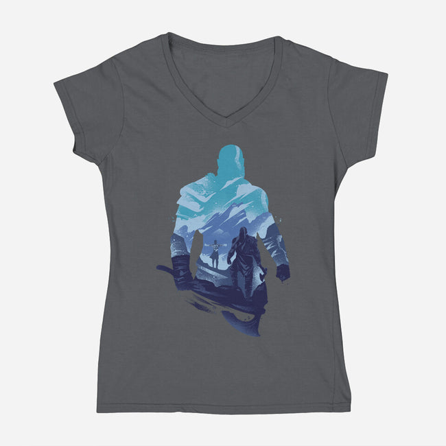 God Killer-womens v-neck tee-RamenBoy