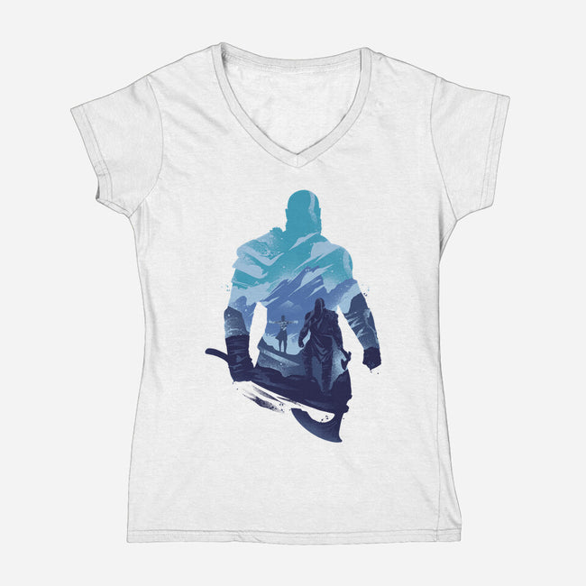 God Killer-womens v-neck tee-RamenBoy