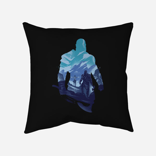 God Killer-none removable cover w insert throw pillow-RamenBoy
