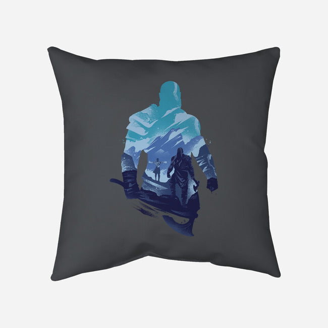 God Killer-none removable cover w insert throw pillow-RamenBoy