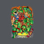 Pizza, Fights And Stories-none glossy sticker-Conjura Geek