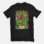 Pizza, Fights And Stories-unisex basic tee-Conjura Geek