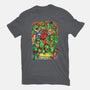 Pizza, Fights And Stories-mens basic tee-Conjura Geek