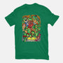 Pizza, Fights And Stories-mens basic tee-Conjura Geek