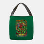 Pizza, Fights And Stories-none adjustable tote bag-Conjura Geek