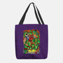 Pizza, Fights And Stories-none basic tote bag-Conjura Geek