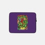 Pizza, Fights And Stories-none zippered laptop sleeve-Conjura Geek