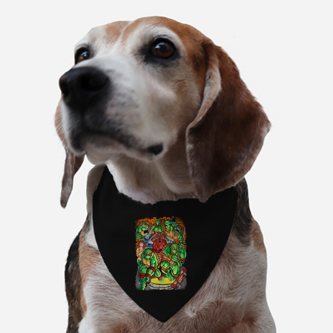 Pizza, Fights And Stories-dog adjustable pet collar-Conjura Geek