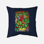 Pizza, Fights And Stories-none removable cover w insert throw pillow-Conjura Geek