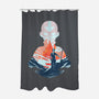 Air Journey-none polyester shower curtain-RamenBoy