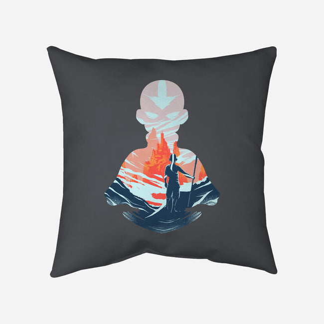 Air Journey-none removable cover w insert throw pillow-RamenBoy
