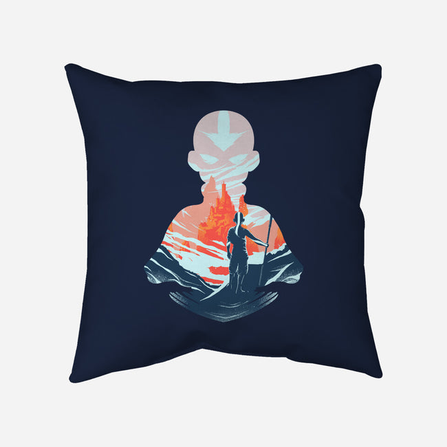 Air Journey-none removable cover w insert throw pillow-RamenBoy