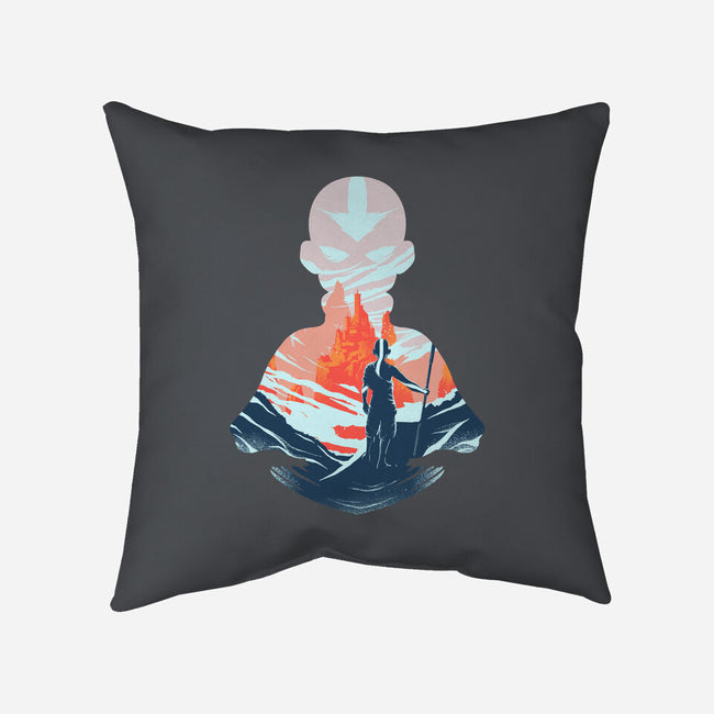 Air Journey-none removable cover throw pillow-RamenBoy