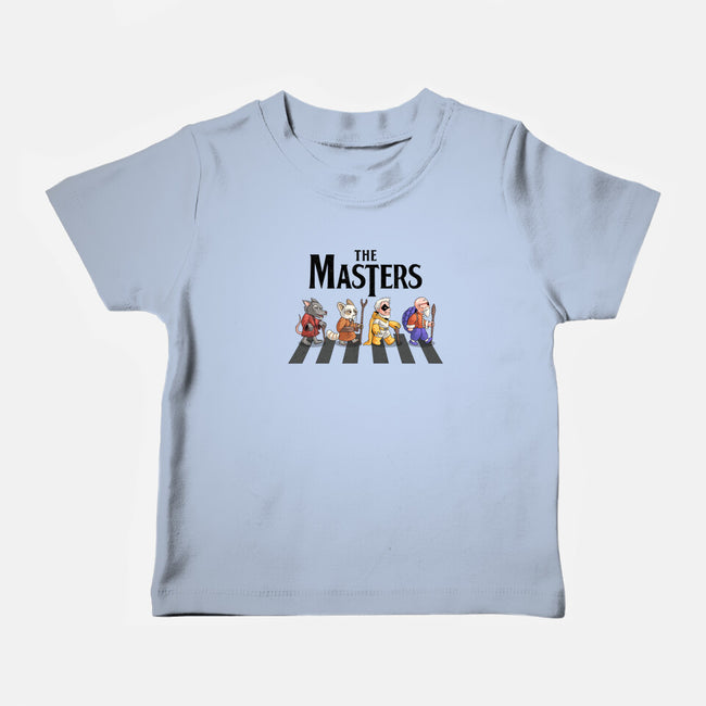 Anime Masters-baby basic tee-Teenjoygeek