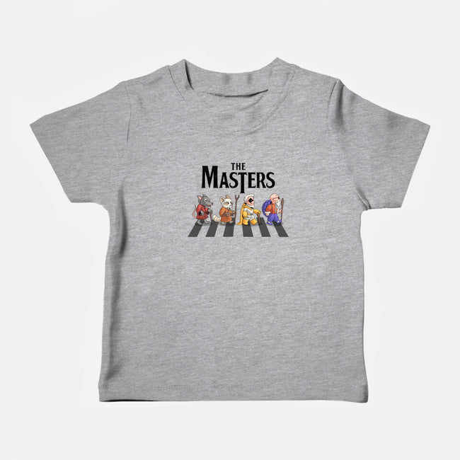 Anime Masters-baby basic tee-Teenjoygeek