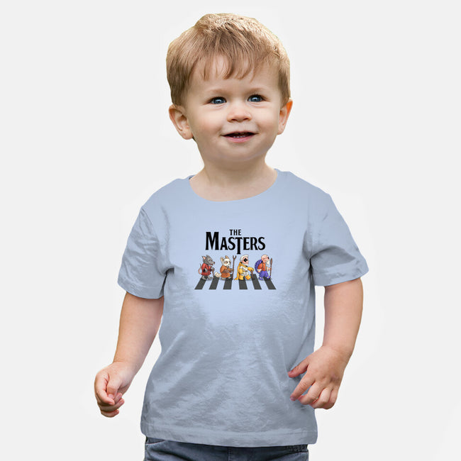 Anime Masters-baby basic tee-Teenjoygeek