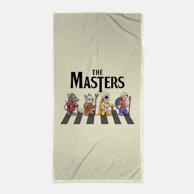 Anime Masters-none beach towel-Teenjoygeek