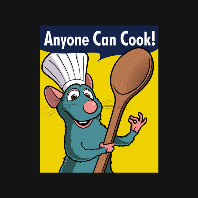 Anyone Can Cook-none stretched canvas-jasesa