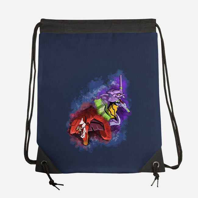 Battle Of Eva-none drawstring bag-nickzzarto