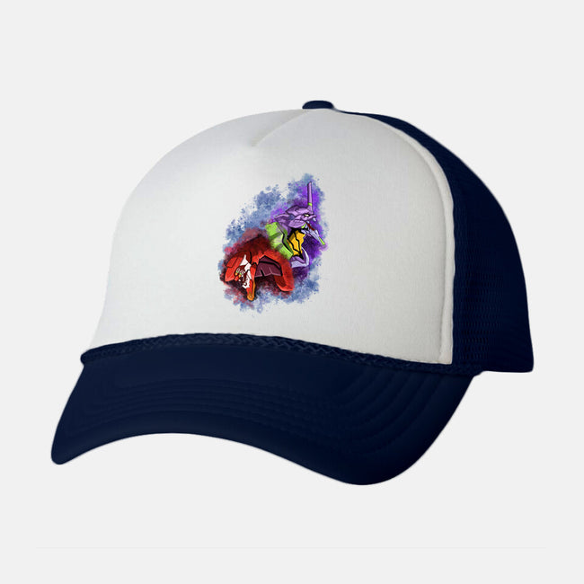 Battle Of Eva-unisex trucker hat-nickzzarto