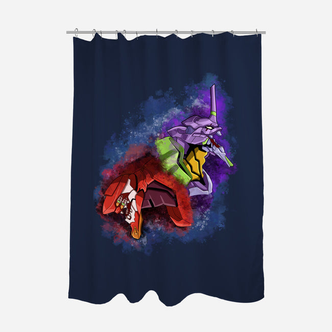 Battle Of Eva-none polyester shower curtain-nickzzarto