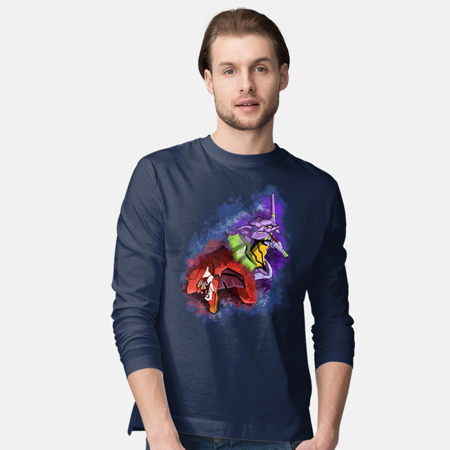 Battle Of Eva-mens long sleeved tee-nickzzarto