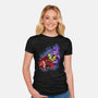 Battle Of Eva-womens fitted tee-nickzzarto