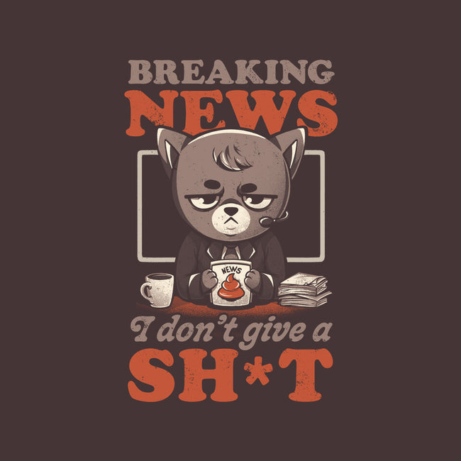 Breaking News Don't Care-none removable cover w insert throw pillow-eduely