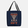 Breaking News Don't Care-none basic tote bag-eduely