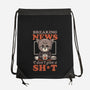 Breaking News Don't Care-none drawstring bag-eduely