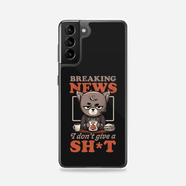 Breaking News Don't Care-samsung snap phone case-eduely