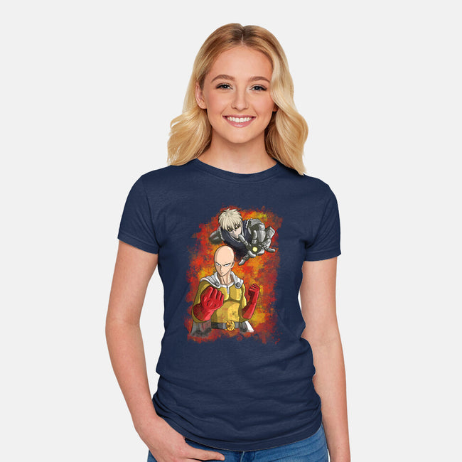 Brothers Of Justice-womens fitted tee-nickzzarto