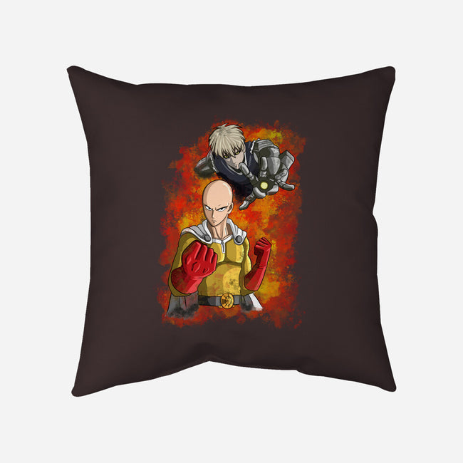 Brothers Of Justice-none removable cover w insert throw pillow-nickzzarto