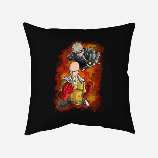 Brothers Of Justice-none removable cover throw pillow-nickzzarto