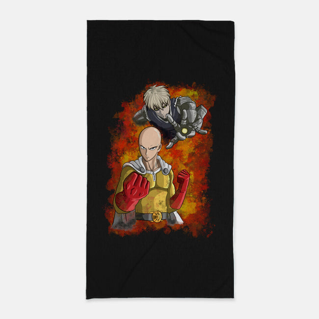 Brothers Of Justice-none beach towel-nickzzarto