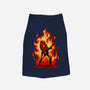 Burning Guitar-dog basic pet tank-spoilerinc
