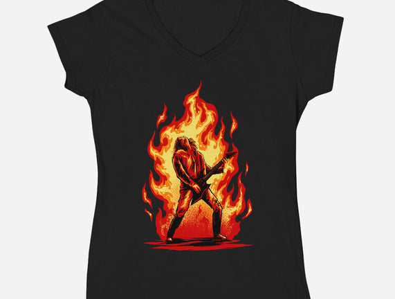 Burning Guitar