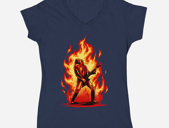 Burning Guitar