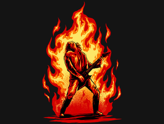 Burning Guitar