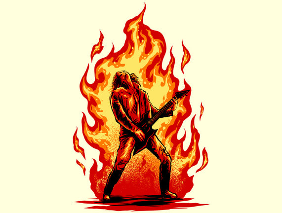 Burning Guitar