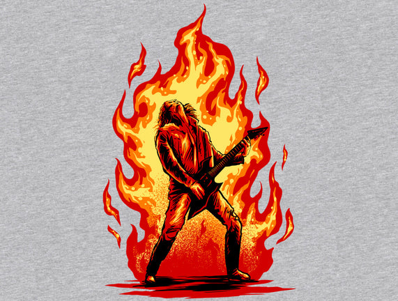 Burning Guitar