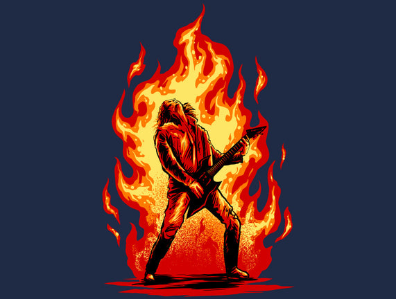 Burning Guitar