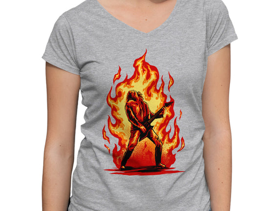 Burning Guitar