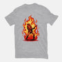 Burning Guitar-mens premium tee-spoilerinc