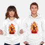 Burning Guitar-unisex pullover sweatshirt-spoilerinc