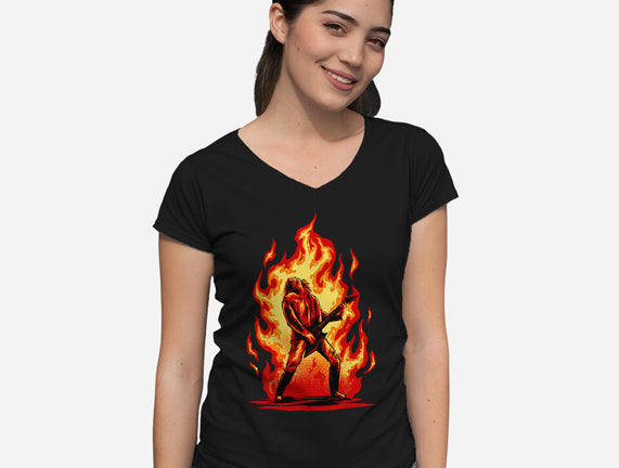 Burning Guitar