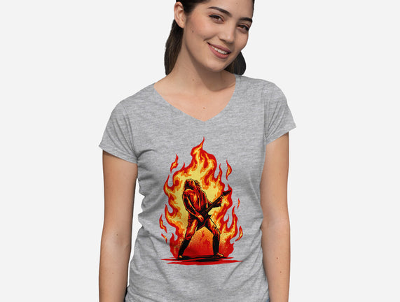 Burning Guitar