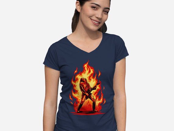 Burning Guitar