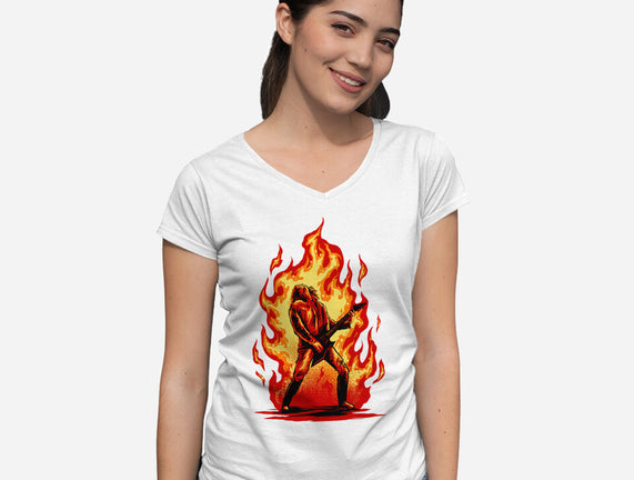 Burning Guitar