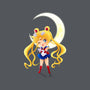 Chibi Moon-womens v-neck tee-dinshoran